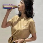 Aishwarya Sakhuja Instagram - Relax. Hydrate. Repeat... My mantra for all summers! . . 👕: @chkokko 📍: @byou.in . . #hydrate #summers #water #photooftheday #fyp #instagood #instamood #instadaily #aishwaryasakhuja