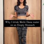 Aishwarya Sakhuja Instagram - Soak 1 tablespoon of Methi Dana seeds in one glass of water overnight. Have it on an empty stomach See the magic happen Do not boil the water...in plain water let the seeds soak through the night. N if you are mighty courageous try n chew the seeds while consuming the water. I find them too bitter so i just have the water . . Disclaimer: I’m not a doctor and I’m here sharing my personal experience as a type 1 diabetic. Every body is different and these tips have worked for me. . . #diabetes #diabetesawareness #type1diabetes #tips #tricks #advices #suggestion #reelsinstagram #reelkarofeelkaro #reelitfeelit #aishwaryasakhuja