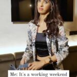 Aishwarya Sakhuja Instagram - I see it coming, the much awaited, deeply desired long weekend....when I have to go to work 🥲 . . #weekend #longweekend #workingweekend #reels #reelkarofeelkaro #reelitfeelit #reelsinstagram #aishwaryasakhuja