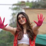 Akanksha Puri Instagram - Rang barse ……💋 . . #holi #festival #color #love #smile #happy #goodvibes #photography #instagood #instagram #beingme #akankshapuri #❤️ . Pic credit @ajaypatilphotography