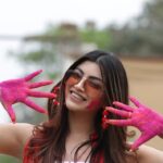 Akanksha Puri Instagram - Rang barse ……💋 . . #holi #festival #color #love #smile #happy #goodvibes #photography #instagood #instagram #beingme #akankshapuri #❤️ . Pic credit @ajaypatilphotography