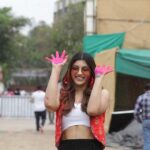 Akanksha Puri Instagram - Rang barse ……💋 . . #holi #festival #color #love #smile #happy #goodvibes #photography #instagood #instagram #beingme #akankshapuri #❤️ . Pic credit @ajaypatilphotography