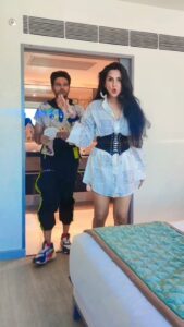 Akansha Chamola Instagram - It's Smacking 👋 difficult being PERFECT like Us @gauravkhannaofficial 
.
.
.
.
.
.
.
.
.
.
.
.
.

#reeltoreel  #reelsinstagram #reelkarofeelkaro #reelsindia #reelsgram #trending #gauravkhanna #Mr&Mrs.khanna #couplegoals #marriedlife #relationshipgoals #crazycouple #funnyvideos
