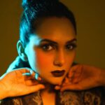 Akansha Chamola Instagram - 🧡Modern goth🧡 📸@vivanbhathena_official 💄@tejasshahmakeuporiginal 💇‍♀️@hairstylist_jennny . . . . . . . . . . . . . . . . . . . . . . . . . . . . . #portraitphotography #photoshootideas #fashionphotography #gothmakeup #gothicstyle #photoshoots #portraitsdaily #instaeyes #instamakeup #instalook #instalips #lipstickshades #brown #fashionphotography #fashiondiaries #trending #happywomensday #womanup #womanhood #beauty #strongisbeautiful