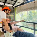 Akansha Chamola Instagram - शुद्घ desi romance 💝 . . . . . . . . . . . . . . . . . . . . . . . . . . . . . . . . . . . . . . . . . . . . . . . . . . . . . . . . . . . #couplegoals #instacute #instaromance #coupleshoot #couplephotography #couplequotes #marriedlife #happylife #travelphotography #traveldiaries #uttarakhand #uttarakhandheaven #luxurylifestyle #luxuryresort #safari #blessedlife #childfree #lookbook #fashiongram #gratitude #love #beautifuldestinations #travelcouple #india