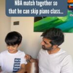Akshay Oberoi Instagram - Now how to say no? 🥹 #NBA #NBAFans #LikeFatherLikeSon #Trending #TrendingReels #ReelIt #ReelItFeelIt