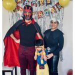 Akshay Oberoi Instagram - And just like that, he's 6! ❤️ #AvyaansBirthday #FatherSon #HappyBirthday #HomemadeCostumes