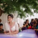 Alina Padikkal Instagram - Bliss ✨ Styled by @tharunya_vk from @houseofemkay Accessories @kaya_online_ MUA @aleena.makeupartist @sara_sabitha 📸 @motionpictures_weddings @vishnu_thachan