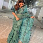 Alya Manasa Instagram - Let ur time shine ✨ like this saree ✨ shine @kanmani_fashion_world thank u for a beautiful saree
