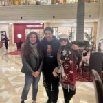Ameesha Patel Instagram - Lovely to meet u and spend time with u last evening my lovely lovely @mumtazpatels💖 @kuunalgoomer 💗💗