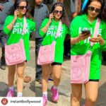 Ameesha Patel Instagram - Posted @withregram • @instantbollywood Super cool and stylish Sakina spotted on the sets Kapil sharma this afternoon . Actor sunny Deol and Ameehsa patel shall be shooting today for the show for their upcoming film gadar 2.