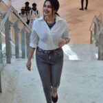 Ameya Mathew Instagram - സ്റ്റെപ് അപ്പ് ! ↗️😁🫢💃 . 📸 @rickj8_phoenix #picoftheday #ootd #loveforwhite Trivandrum, India