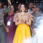Ameya Mathew Instagram - കോഴിക്കോടൻ ഹൽവ പോലെ അതിഗംഭീരമായൊരു ദിവസം...😌 Thank You @kmo_college for making this day wonderful ! 🤩 @misticas.kmoc . . 👗 @chakitha_designs @janaki_remya 😘 💄 @mallumakeupchica 😘 Calicut, India
