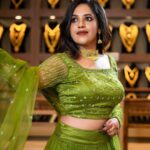 Amrutha Nair Instagram - 🫰🏻💚 Costume @evanshi_designs Pic @vipinjkumar MUA @roshnistvm Jewellery @senjewellers.pathanapuram Kollam