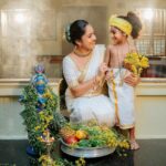 Amrutha Nair Instagram - എന്നുണ്ണി കണ്ണാ പൊന്നുണ്ണി കണ്ണാ♥️ Ma baby @avni.vineeth Pic @vipinjkumar Outfit @tanirika_collectio MUA @blushingtone_by_veenavineeth Ornaments @gem.forher Blouse design @vybhadesignerstudio Trivandrum, India