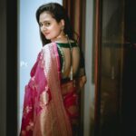Amulya Instagram - Happy Habba 🌸 Photography - @pkstudiophotography Make up - @makeoverby_divyagowda