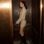 Amy Jackson Instagram - Going up 🌡️ Wearing @ferragamo x @kstewartstylist @stylebyco GlamFam @kateglanfieldmakeup @sandrahahnel For the iconic @penhaligons_london soirée 📸 @rebeccaspencer_photography