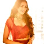 Anagha Bhosale Instagram - Be like the SUN shine your LOVE on EVERYONE 🦚🔆 . 📸 @harsh__mevada Outfit: @erthlabel