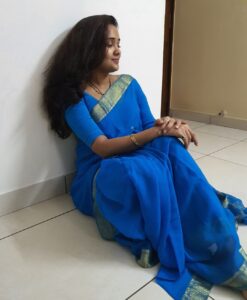 Ananya Instagram - 🔷️

#saree #sareelover #traditional #indianwear #bluesaree