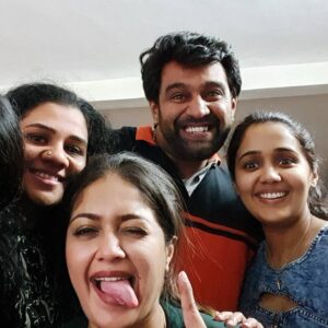 Ananya Instagram - Happy birthday chiru .we will miss you  @megsraj @chirusarja
