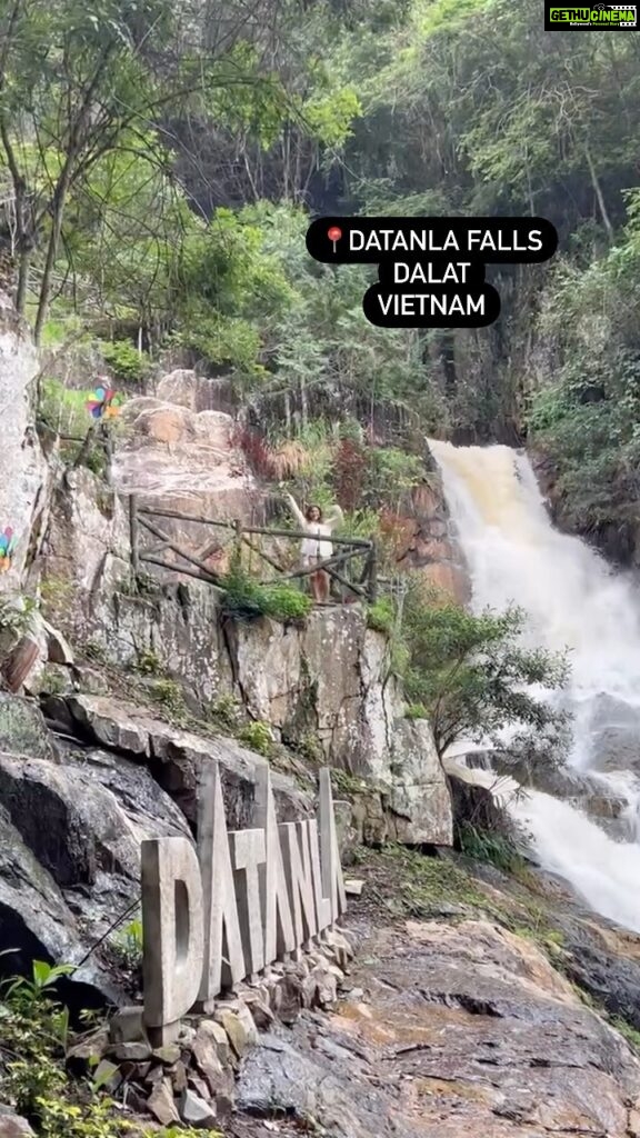 Ananya Agarwal Instagram - Datanla falls is just 20-30 minutes away from the Datal city centre. The entry ticket costs around ₹700 (including the alpine coaster) The alpine coaster takes you down to the waterfall and back to the starting point so you dont have to hike back! Water and snacks are kinda pricey so remember to carry some with you😅 This place is absolutely gorgeous and serene but can get a lil crowded! DEFINITELY add this to your list if you’re visiting Dalat . #datanla #vietnam ##vietnamtravel #dalat #travel #datanlafalls #alpinecoaster