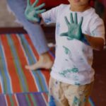 Anita Hassanandani Instagram - It’s such a mom-thing to be worried about your little ones and their health, especially if they love to explore their creativity like Aaravv. @dettol.india has launched its New Personalized Foaming Handwash, which has a moisture-rich foam for creative little ones like these! Here’s how you can get a personalised pack for your child: 1. Go to Amazon and buy Dettol Foaming handwash 2. Scan the QR code and follow the steps 3. Order your custom sticker for FREE 4. Stick it on the pack with your children and let them explore without the fear of germs! #ad #sponsored #DettolProtectsTomorrow #DettolFoamingHandwash #Kidsactivities