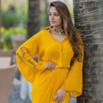 Anita Hassanandani Instagram - 🥭 📸 @luvisrrani Outfit my fav @stylejunkiie Neck piece @curiocottagejewelry