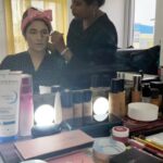 Anjena Kirti Instagram - Weekend Shoot Fun💖💄✨📸👠👗 @shamini_shankar_official @krish_makeovers @highlights_mylife ( I do not encourage anyone drinking fizzy sodas .. that was a very rare occasion maybe once in 2 years , even I don’t drink fizzy drinks .. so yeah!) Chennai, India