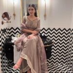 Ankitta Sharma Instagram - Sittin’ pretty. 🌹 Outfit by @rachitkhannaofficial Jewels by @manimuktaajewels MUA @makeupbypalmo