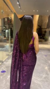 Ankitta Sharma Instagram - Obsessing over this look & 🎶. 💜 #AnkitaSharma