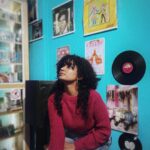 Anna Ben Instagram - “If you ever get lonely, just go to the record store and visit your friends” • • Peppermint records By @_sevenstitches_ @whiteshadowsfilms Happy helpers @jeremiahderozario @varunasi Location @rainbowmusiccafe_cochin