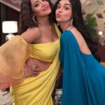 Antara Biswas Instagram - “ Bela Aur Yamini “ … BEQABOO HO JAIYE 😍😍…Watch Us Tonight at 9pm only on @colorstv @vootselect @officialjiocinema 📸: @deepakpathak663 #goodmorning from #us #happy #saturday #weekend #newshow #beqaboo @balajitelefilmslimited @ektarkapoor