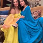 Antara Biswas Instagram - “ Bela Aur Yamini “ … BEQABOO HO JAIYE 😍😍…Watch Us Tonight at 9pm only on @colorstv @vootselect @officialjiocinema 📸: @deepakpathak663 #goodmorning from #us #happy #saturday #weekend #newshow #beqaboo @balajitelefilmslimited @ektarkapoor