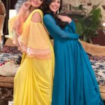 Antara Biswas Instagram - “ Bela Aur Yamini “ … BEQABOO HO JAIYE 😍😍…Watch Us Tonight at 9pm only on @colorstv @vootselect @officialjiocinema 📸: @deepakpathak663 #goodmorning from #us #happy #saturday #weekend #newshow #beqaboo @balajitelefilmslimited @ektarkapoor