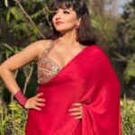 Antara Biswas Instagram - ♥️♥️♥️…. Styled by: @tripzarora Mua: @makeupbyshahrooq Hairstyling: @rajashree786patil786 📸: @deepakpathak663 Mumbai, Maharashtra