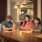 Anu Sithara Instagram - Happy birthday @kalabhavan_shajohn chetta @lechu___lekshmi__official_page #reelwithanu #santhoshammovie #achan #adya #achu