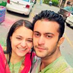 Anupriya Kapoor Instagram - Dilwalon ki holi Dilliwali...first holi with Mrs.
