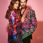 Anushka Ranjan Instagram - In @manishmalhotra05 for #Mijwan with my muffin @adityaseal 💜 . . . 📸 @shivamguptaphotography 👗 @manishmalhotraworld #Diffuse 💄 Me Myself