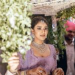Anushka Ranjan Instagram - Kive mukhre to nazara hatava je tere vich rab disda 💜👰🏽‍♀️ @adityaseal