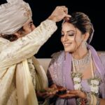 Anushka Ranjan Instagram - Kive mukhre to nazara hatava je tere vich rab disda 💜👰🏽‍♀️ @adityaseal