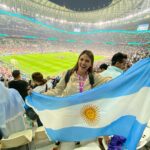 Anushka Ranjan Instagram - Had the most surreal experience yesterday! Argentina 🇦🇷 vs Croatia 🇭🇷 semi-finals in Qatar!!! Vamos Vamos Argentina⚽️💃🏽 #FifaWorldCup2022 @adidasindia Lusail Stadium