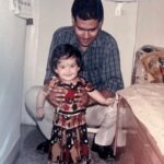 Anushka Sen Instagram - Happy Father’s Day to you papuuu. you’re the coolest person I know. Your immense knowledge on various topics, sense of humour, calm and understanding nature, are some of your most amazing qualities!! I look forward to watching grand slams, football matches with you, travelling the world with you and mum, trying different cuisines and so much more! Thanks for being the best father and a wonderful friend. I love you Papu @anirban.sen11 🧿😘