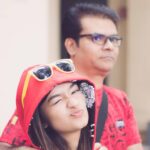 Anushka Sen Instagram - Happy Father’s Day to you papuuu. you’re the coolest person I know. Your immense knowledge on various topics, sense of humour, calm and understanding nature, are some of your most amazing qualities!! I look forward to watching grand slams, football matches with you, travelling the world with you and mum, trying different cuisines and so much more! Thanks for being the best father and a wonderful friend. I love you Papu @anirban.sen11 🧿😘