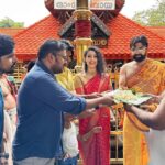Apsara Rani Instagram - So blessed to visit ‘Kottarakkara Shree MahaGanapathi Kshetram’ and receive blessings from Lord Ganesha🙏🏻❤️ Ganapathi Bappa Moryaa🙏🏻🙏🏻 #ganeshtemple #kerala #blessed #apsara #apsararani