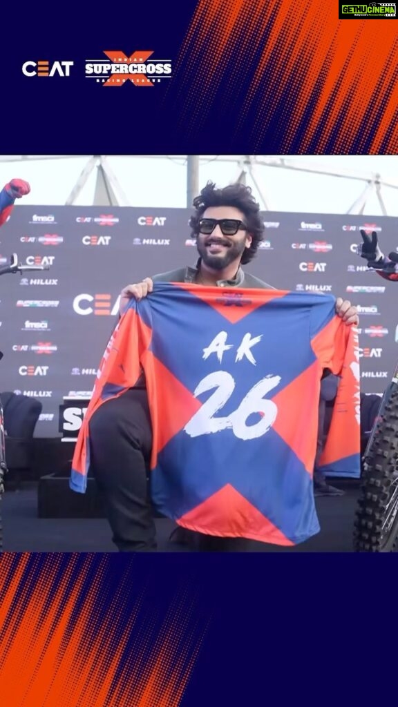 Arjun Kapoor Instagram - CEAT Indian Supercross Racing League to debut in October 2023 - (ISRL) is all set to revolutionize the world of motorsports, bringing together adrenaline-pumping action, entertainment and fierce competition. #time2race @indiansupercrossleague @supercrossindia @veerpatel9 @eeshanlokhande @aashwinlokhande