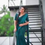 Asha Sharath Instagram - Be happy in this moment of your life ✨️🌼 Photographer: @abinprasad_cherthala Designed & Styled by: @krishnaviswam Coordinator: @firos_the_stylist Makeup: @shoshank_makeup