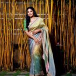 Asha Sharath Instagram - Do whatever makes you happiest. Have a wonderful day✨️ stylist: @laamiya.c.k saree : @fatiz_official Makeup : @mukeshmuralimakeover Photography: @abinprasad_cherthala