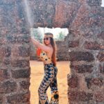 Ashnoor Kaur Instagram - Wanderlust & brick dust🧡 Aguada Fort, Goa, India