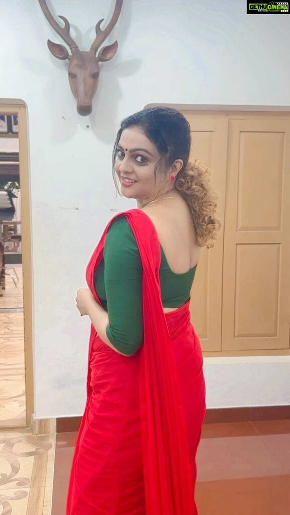 Aswathy Sreekanth Instagram - Embracing red ❤️