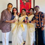 Aswathy Sreekanth Instagram - Onam is still On 😁 And we missed you in the last frame @sreekanthsreeinsta